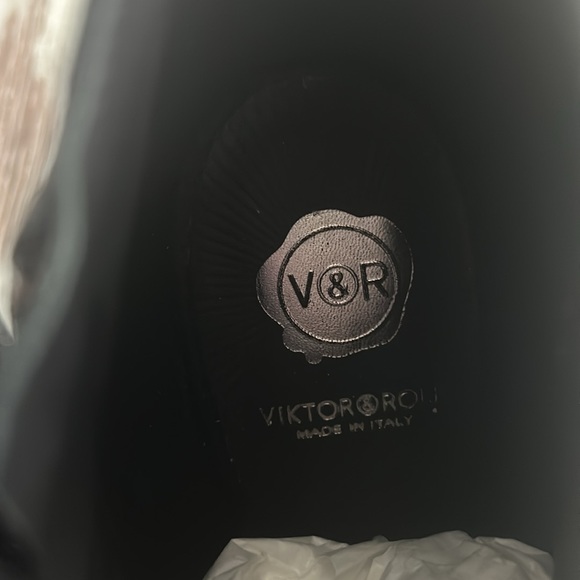 NWT-Victor&Rolf black wedge ankle booties - Picture 5 of 7